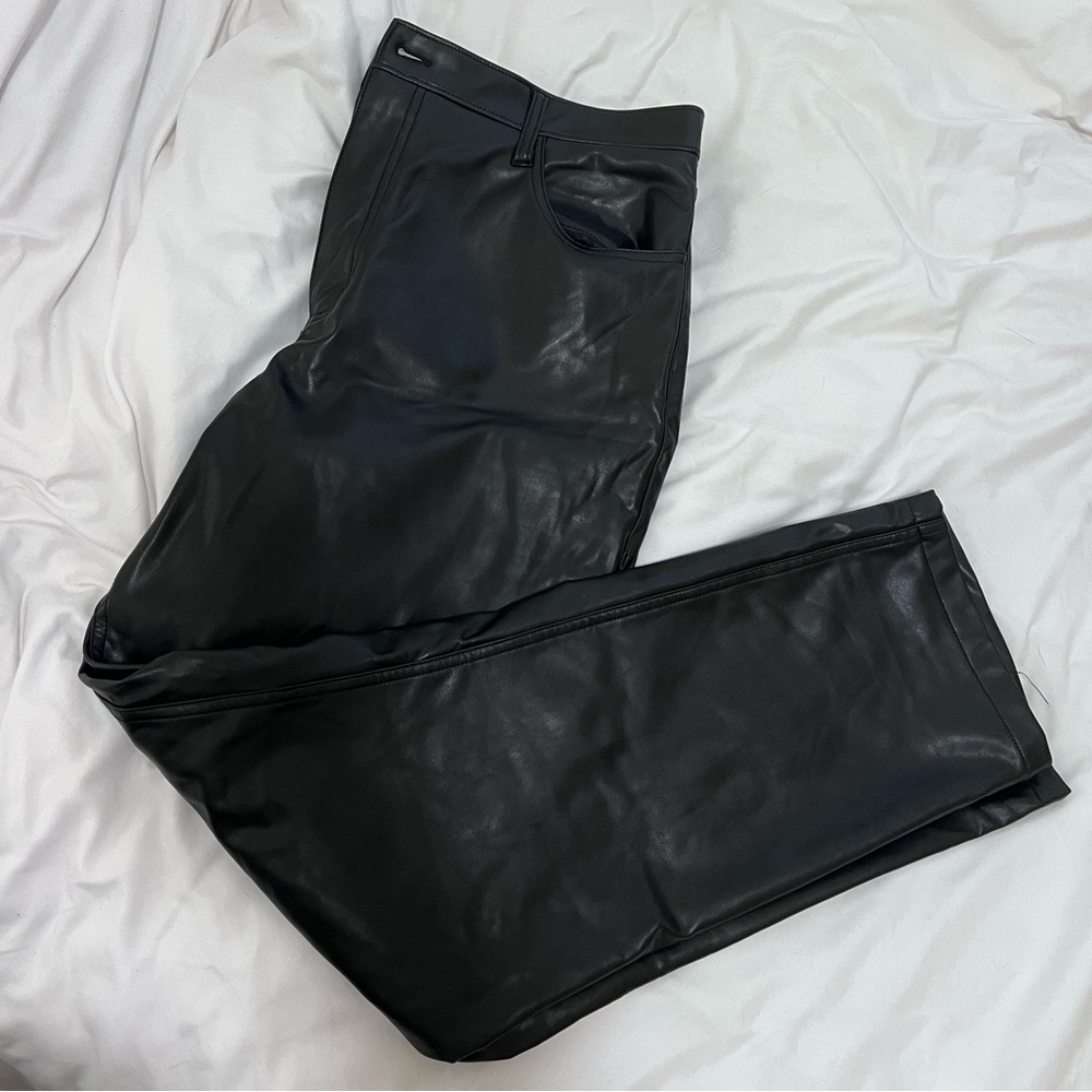 Abercrombie pleather pants